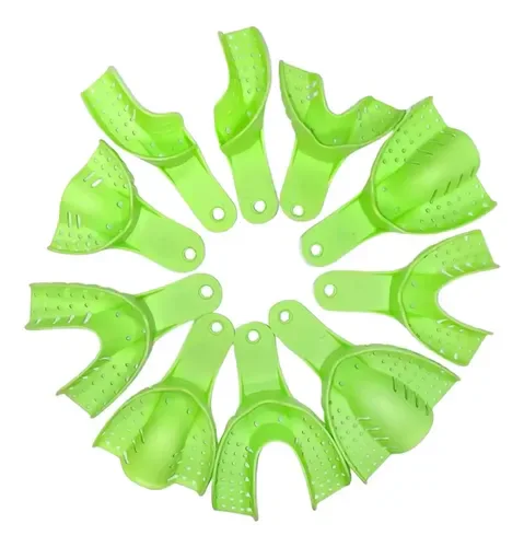 Cubeta Plástica Para Impresion Bolsa X 10 Verde