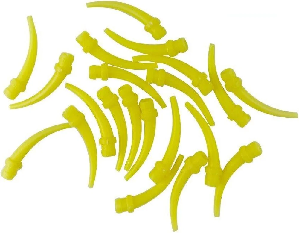 Puntas Desechables Para Silicona (curva Y Recta) X 120 un (amarillo)