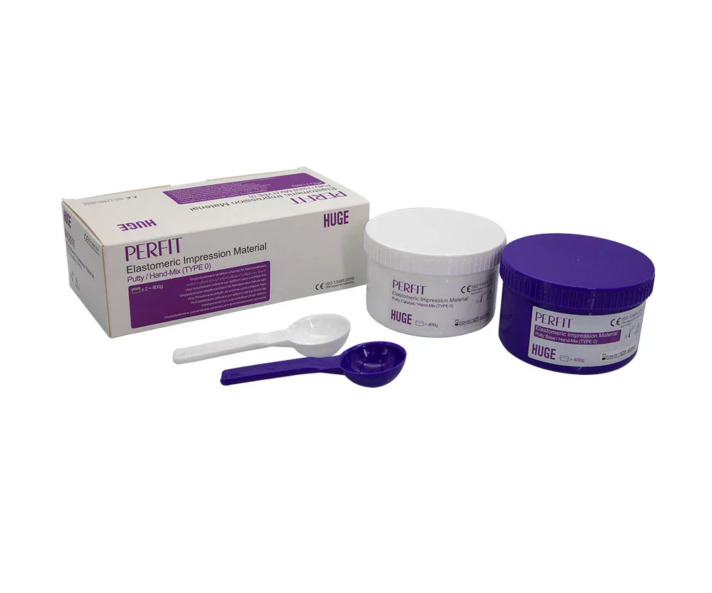 Silicona De Impresión Putty (base + Catalizador) 250 Ml + 250 Ml