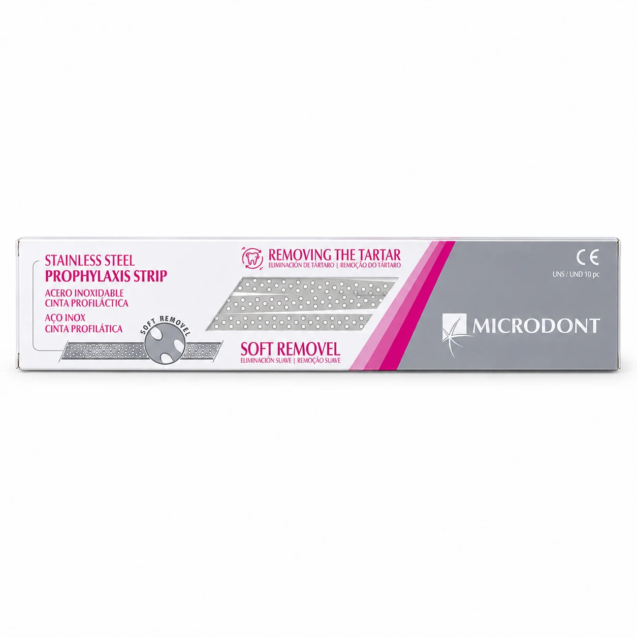 Tira profiláctica Soft Removal no abrasiva — 3R, 10 unidades